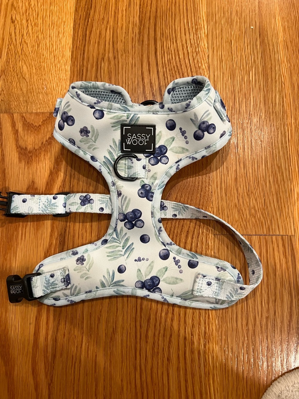 SassyWoof blueberry dog harness